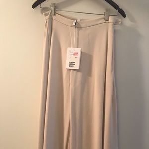 Other Stories A-line Midi Blush Nude Skirt US 4